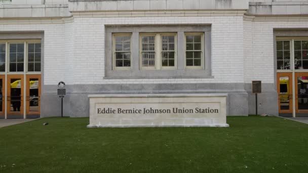 Eddie Bernice Johnson Union Station Dallas Dallas Texas Οκτωβρίου 2022 — Αρχείο Βίντεο