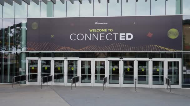 Vítejte Connected Convention San Antoniu San Antonio Texas 2022 — Stock video