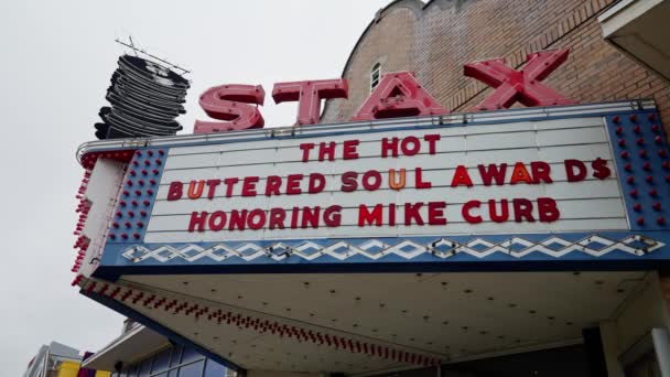 Stax Museum American Soul Music Stax Records Memphis Tennessee Novembro — Vídeo de Stock
