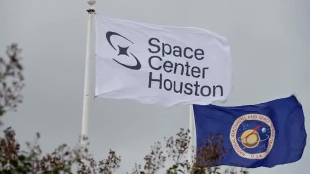 Centrum Kosmiczne Houston Houston Texas Listopad 2022 — Wideo stockowe