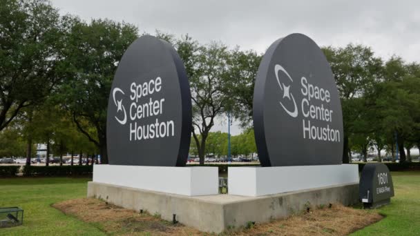 Uzay Merkezi Houston Houston Texas Kasım 2022 — Stok video