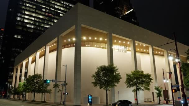 Jesse Jones Hall Performing Arts Houston Houston Texas November 2022 — Stockvideo