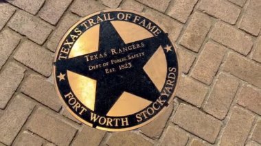 Texas Şöhret Yolu Fort Worth Stockyard - Fort Worth, ABD - 09 Kasım 2022