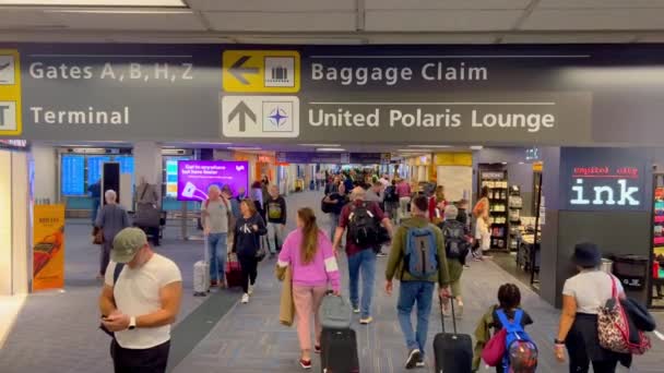 Iad Washington Dulles International Airport Washington Verenigde Staten Oktober 2022 — Stockvideo