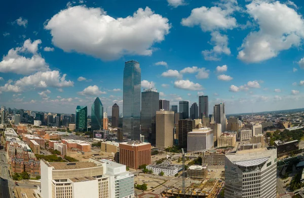 stock image Panoramic view over the city of Dallas Texas - DALLAS, TEXAS - OCTOBER 30, 2022