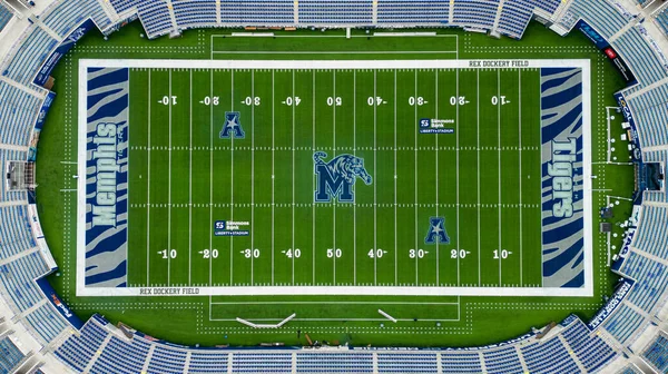 Simmons Bank Liberty Stadium Memphis Home Tigers Football Team Aerial — Stock Photo, Image