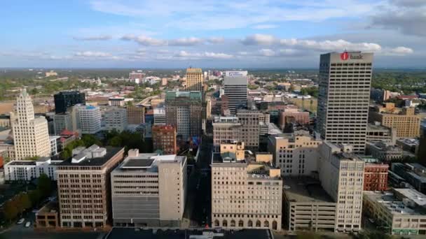 Skyline Memphis Tennessee Memphis Tennessee November 2022 — Stok Video
