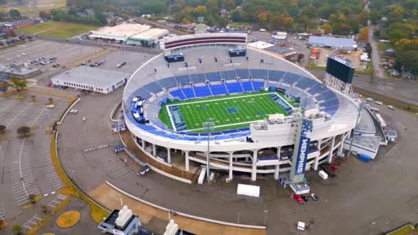 Simmons Bank Liberty Stadium Memphis Siedziba Drużyny Piłkarskiej Tygrysy Memphis — Wideo stockowe