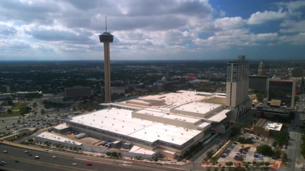 Henry Gonzalez Convention Center San Antonio Texas San Antonio Texas — Stok Video