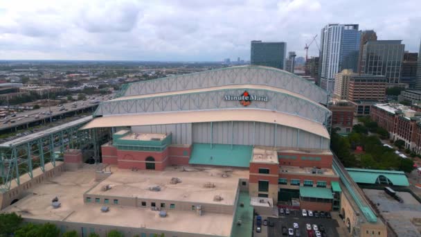 Minute Maid Park Houston Góry Dom Houston Astros Houston Texas — Wideo stockowe