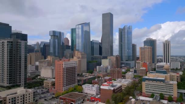 Skyline Van Houston Texas Van Boven Houston Texas November 2022 — Stockvideo