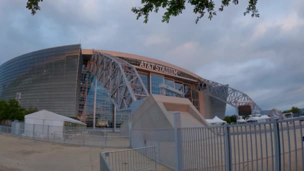 Stadion Arlingtonu Domov Dallaských Kovbojů Dallas Texas Října 2022 — Stock video
