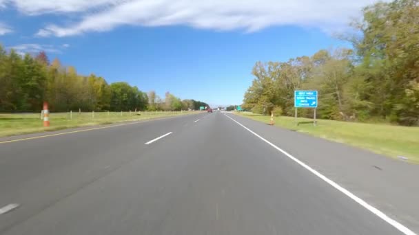 Пересечение Границы Техасом Автомобиле Даллас Тексас Октября 2022 Года — стоковое видео