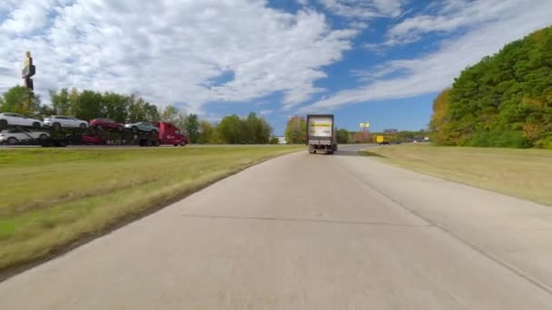 Conducir Por Autopista Los Estados Unidos Pov Driving Dallas Texas — Vídeos de Stock