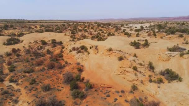 Bellissimo Paesaggio Vicino Parco Nazionale Degli Archi Moab Con Sue — Video Stock