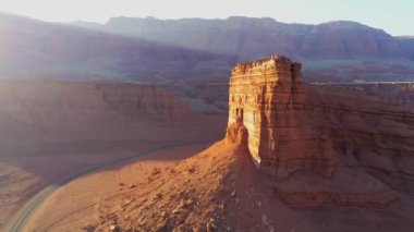 Arizona çölünün muhteşem manzarası - hava manzarası