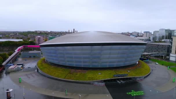 Der Ovo Hydro Sse Scottish Exhibition Conference Center Glasgow Glasgow — Stockvideo