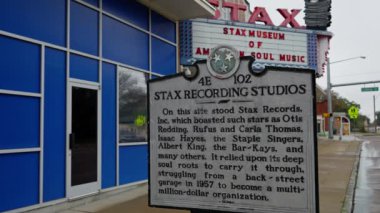 Stax Amerikan Soul Müzesi ve Stax Plakçılık - MEMPhis, TENNESSEE - 07 Kasım 2022