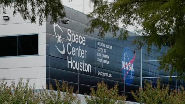 Uzay Merkezi Houston Resmi Ziyaretçi Merkezi Houston Texas Kasım 2022 — Stok video