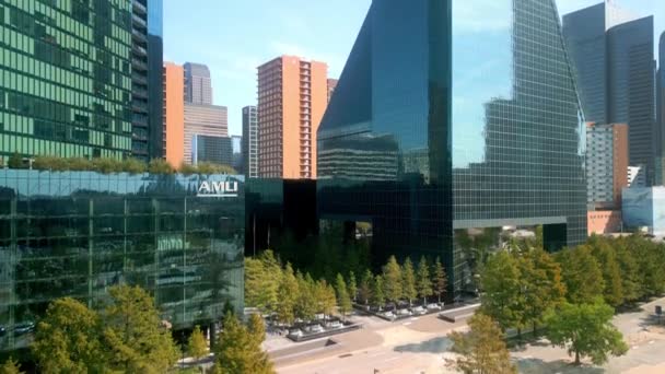 Dallas Imponerande Centrum Från Ovan Dallas Texas November 2022 — Stockvideo
