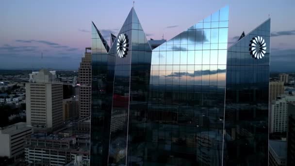 Frost Bank Tower San Antonio Texas Desde Arriba San Antonio — Vídeos de Stock