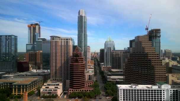 Houston Texas Skyline Houston Texas Kasım 2022 — Stok video