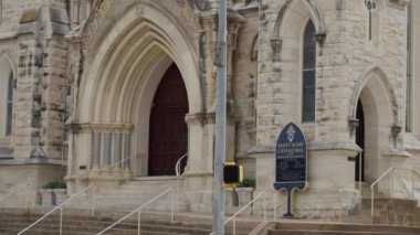 Austin şehrindeki Aziz Mary Katedrali - AUSTIN, TEXAS - 31 Ekim 2022