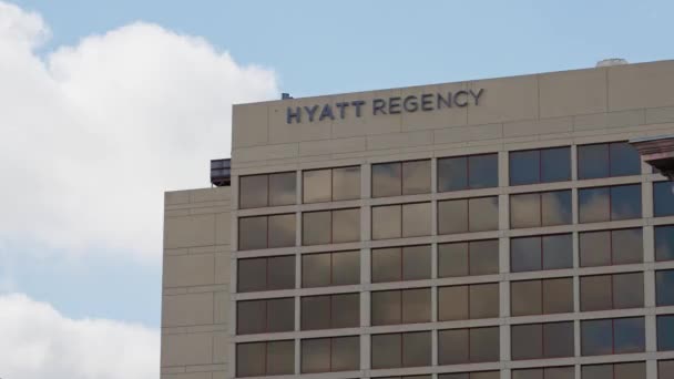 圣安东尼奥Hyatt Regency Hotel San Antonio San Antonio Texas November 2022 — 图库视频影像