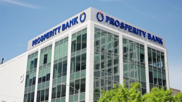 Budova Banky Prosperity Austinu Austin Texas Října 2022 — Stock video