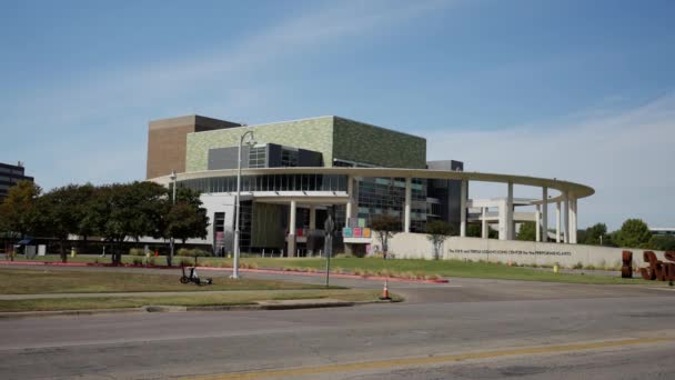 Das Long Center Performing Arts Austin Austin Texas Oktober 2022 — Stockvideo