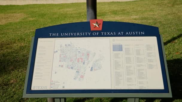 University Texas Austin Ausztin Texas Október 2022 — Stock videók