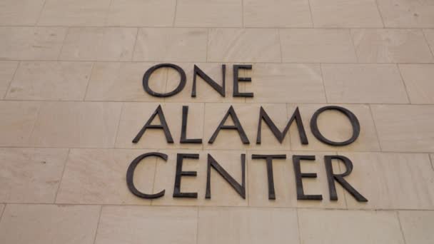 San Antonio Daki Bir Alamo Merkezi San Antonio Texas Kasım — Stok video