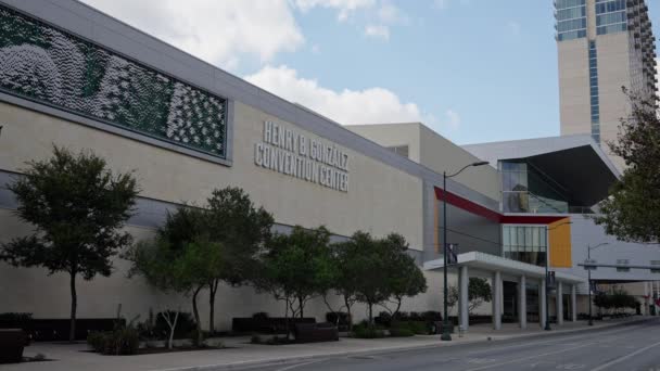 Henry Gonzalez Convention Center San Antonio San Antonio Texas November — Stok Video