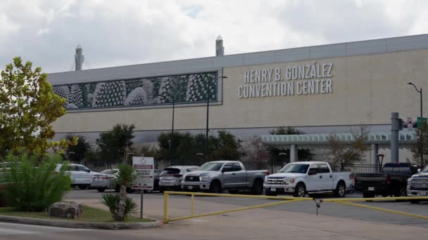Henry Gonzalez Convention Center San Antonio San Antonio Texas Novembre — Video Stock
