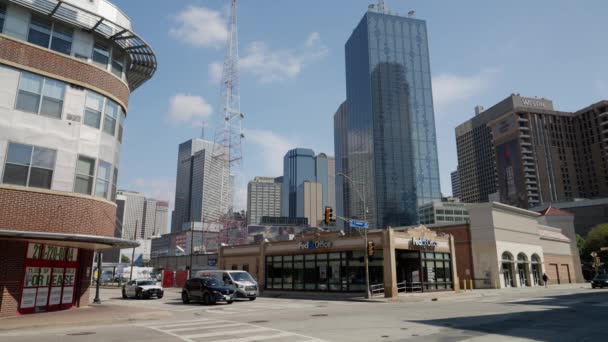 Профіль Місті Даллас Даллас Тексас Жовтня 2022 — стокове відео