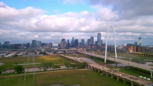 Skyline Dallas Texas Dall Alto Dallas Texas Novembre 2022 — Video Stock