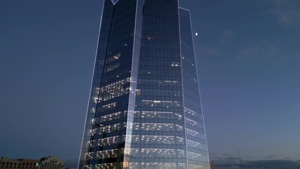 Frost Bank Tower San Antonio Texas Dari Atas San Antonio — Stok Video