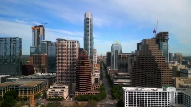 Houston Texas Skyline Felülről Houston Texas November 2022 — Stock videók