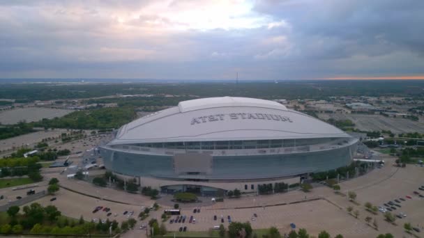 Stadion Stad Arlington Thuisbasis Van Dallas Cowboys Dallas Texas November — Stockvideo