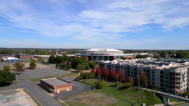 Simmons Bank Arena Little Rock Desde Arriba Little Rock Arkansas — Vídeos de Stock