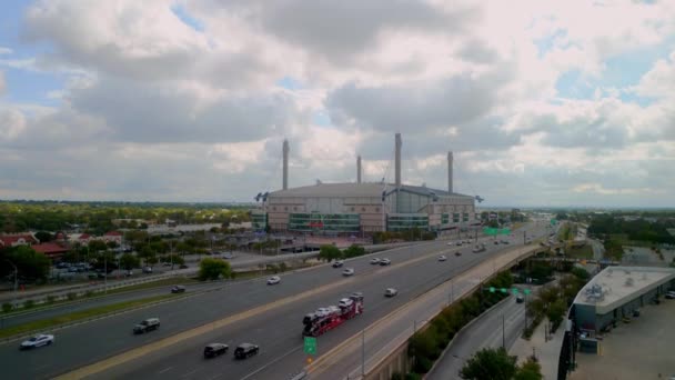 Alamodome Stadium San Antoniu Texas Shora San Antonio Texas 2022 — Stock video