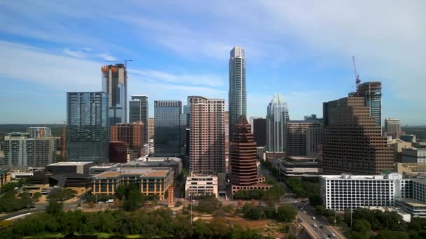 Houston Texas Skyline Houston Texas Kasım 2022 — Stok video