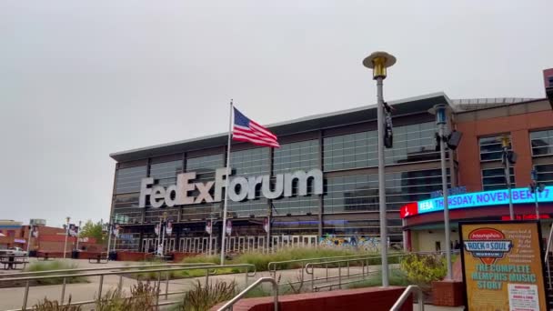 Fedex Forum Memphis Memphis Usa November 2022 — Stockvideo