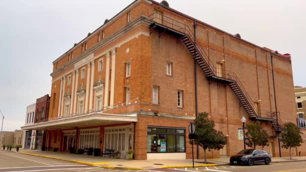 Perot Theatre旧Saenger Theatre Historical District Texarkana Texarkana Usa 2022年11月6日 — ストック動画