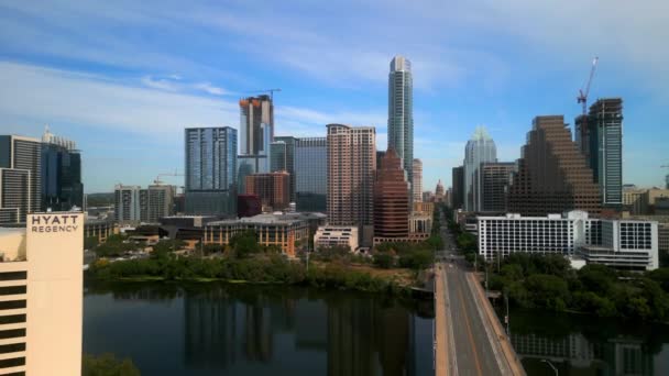 Houston Texas Skyline Felülről Houston Texas November 2022 — Stock videók