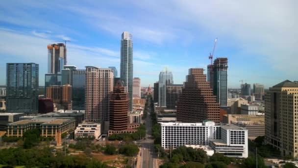 Skyline Von Houston Texas Von Oben Houston Texas November 2022 — Stockvideo
