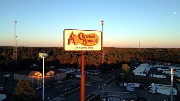 Cracker Barrel Country Store Restaurante Waco Texas Noviembre 2022 — Vídeos de Stock