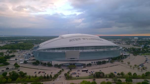 Estadio Ciudad Arlington Sede Los Dallas Cowboys Dallas Texas Noviembre — Vídeo de stock