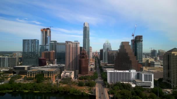 Skyline Houston Texas Desde Arriba Houston Texas Noviembre 2022 — Vídeo de stock