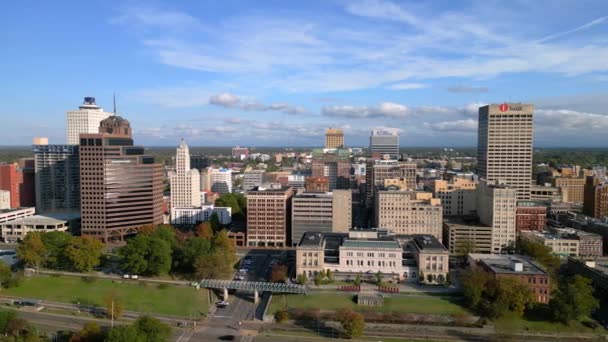 Skyline Memphis Tennessee Memphis Tennessee Novembre 2022 — Video Stock